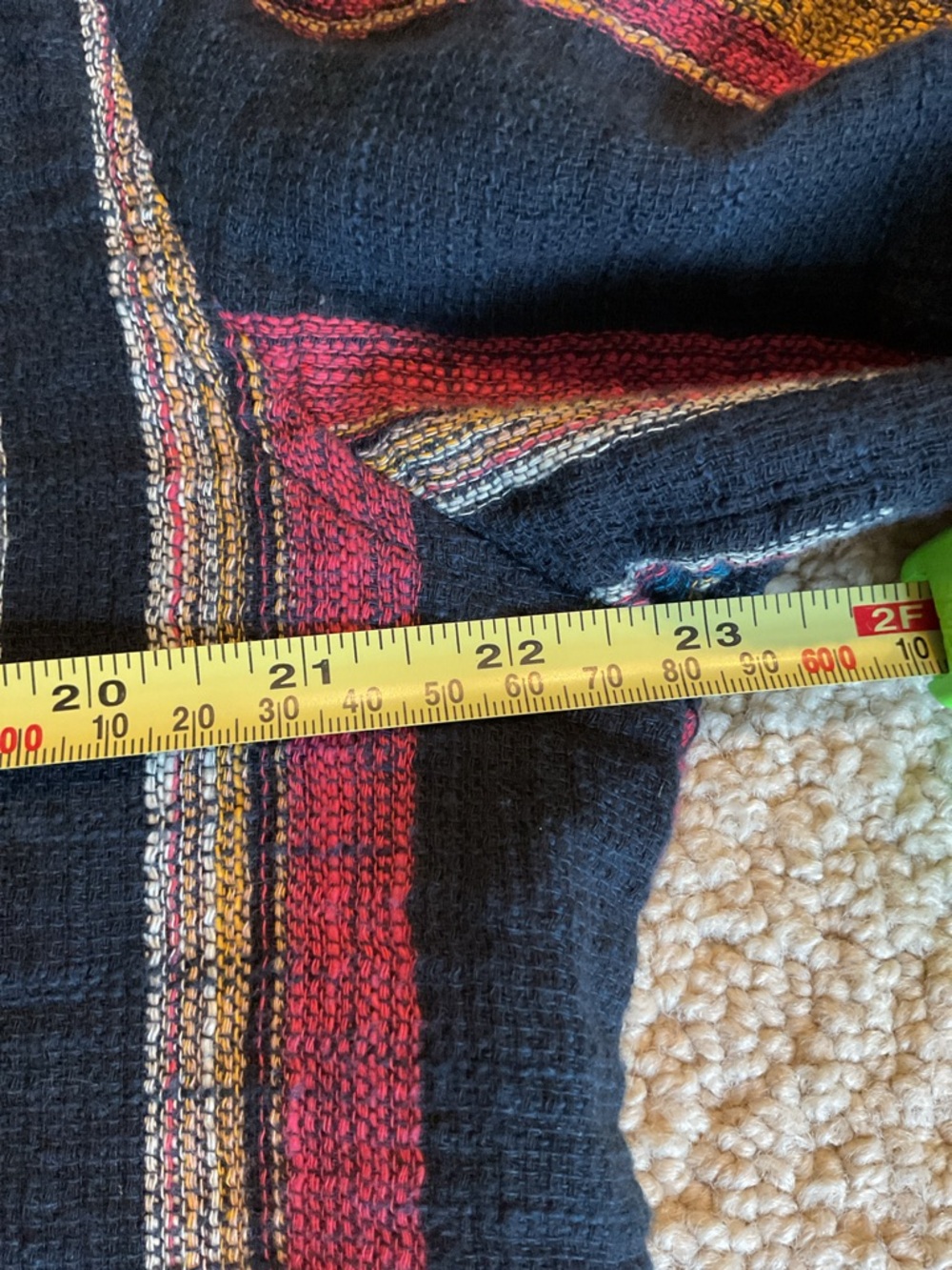 BDG Men’s Striped Camp Collar. Multi Color Button up Shirt Size M - Picture 5 of 6